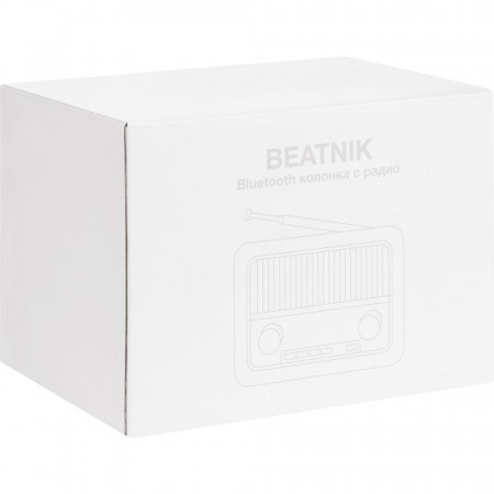 Bluetooth-колонка с радио Beatnik, коричневая