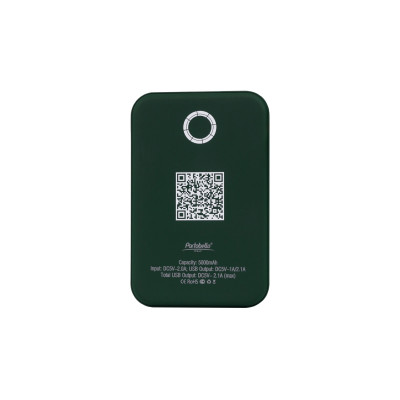 Внешний аккумулятор с подсветкой Старлайт PB (Starlight PB) 5000 mAh, зеленый
