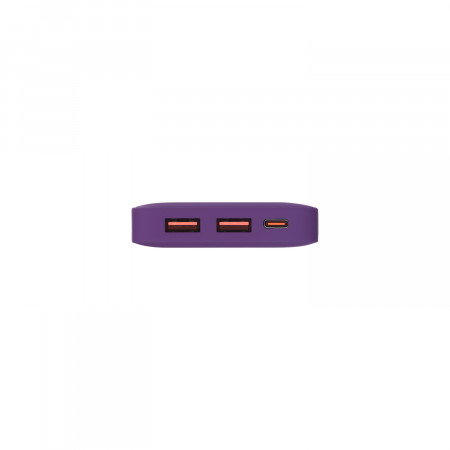 Внешний аккумулятор с подсветкой Ancor PD Plus 10000 mAh, фиолетовый