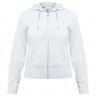 Толстовка женская Hooded Full Zip белая