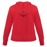 Толстовка женская Hooded Full Zip красная
